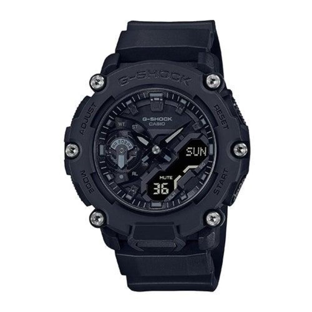 G-Shock Analog/Digital Black Carbon Core Guard Watch